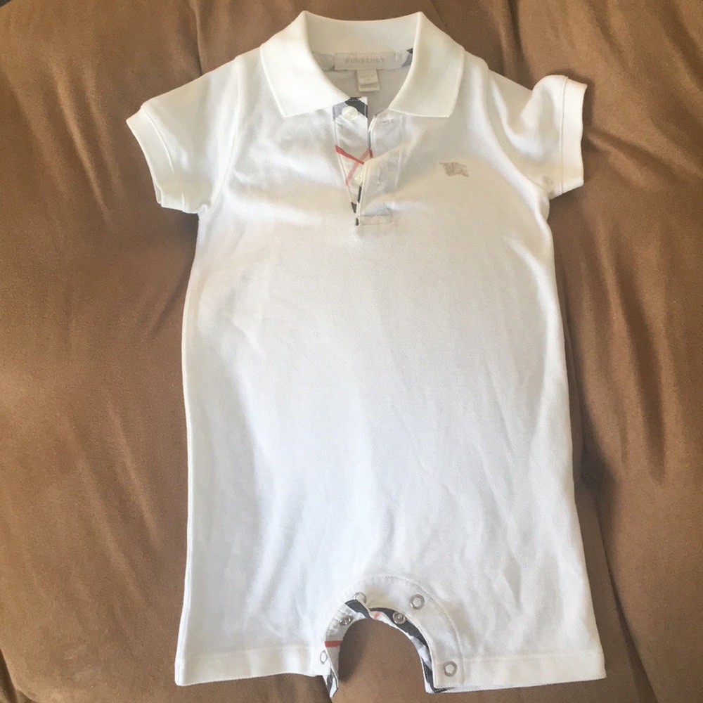 Burberry 6 month white jumper